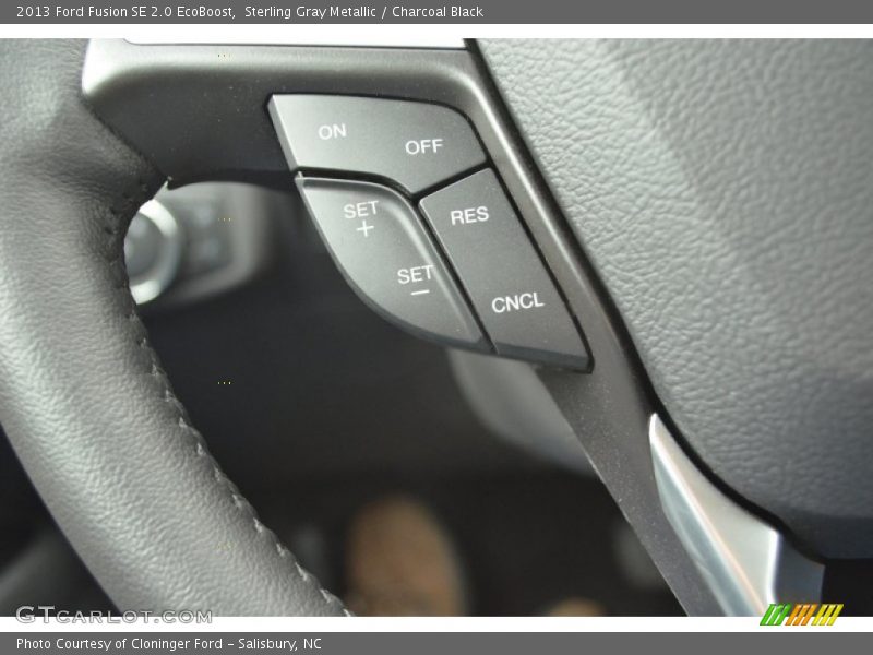 Sterling Gray Metallic / Charcoal Black 2013 Ford Fusion SE 2.0 EcoBoost