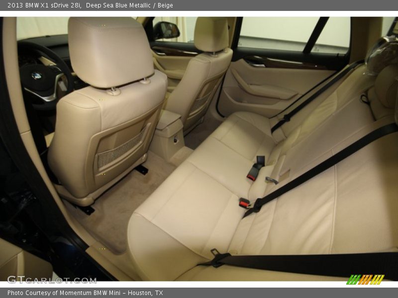 Deep Sea Blue Metallic / Beige 2013 BMW X1 sDrive 28i