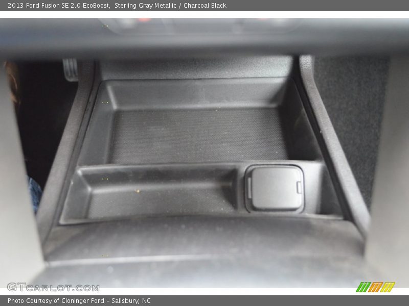 Sterling Gray Metallic / Charcoal Black 2013 Ford Fusion SE 2.0 EcoBoost