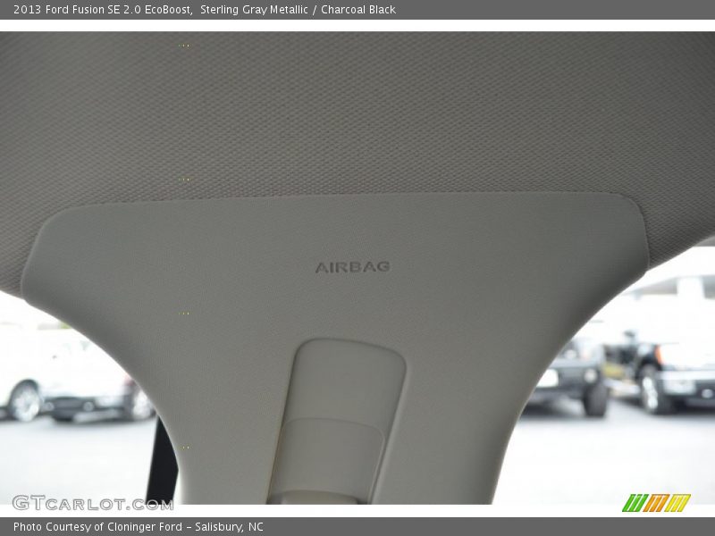 Sterling Gray Metallic / Charcoal Black 2013 Ford Fusion SE 2.0 EcoBoost