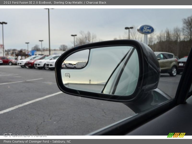 Sterling Gray Metallic / Charcoal Black 2013 Ford Fusion SE 2.0 EcoBoost