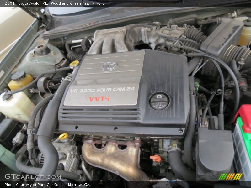 Woodland Green Pearl / Ivory 2001 Toyota Avalon XL