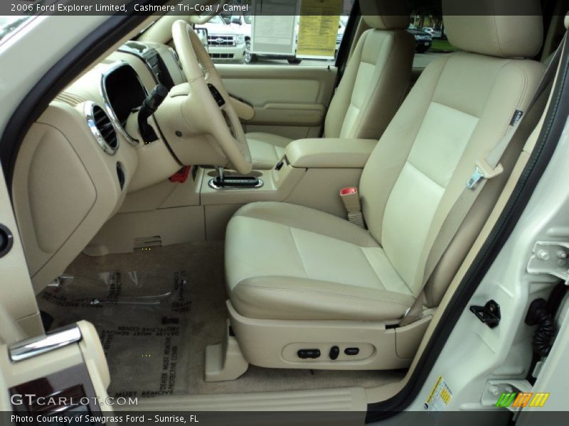 Front Seat of 2006 Explorer Limited