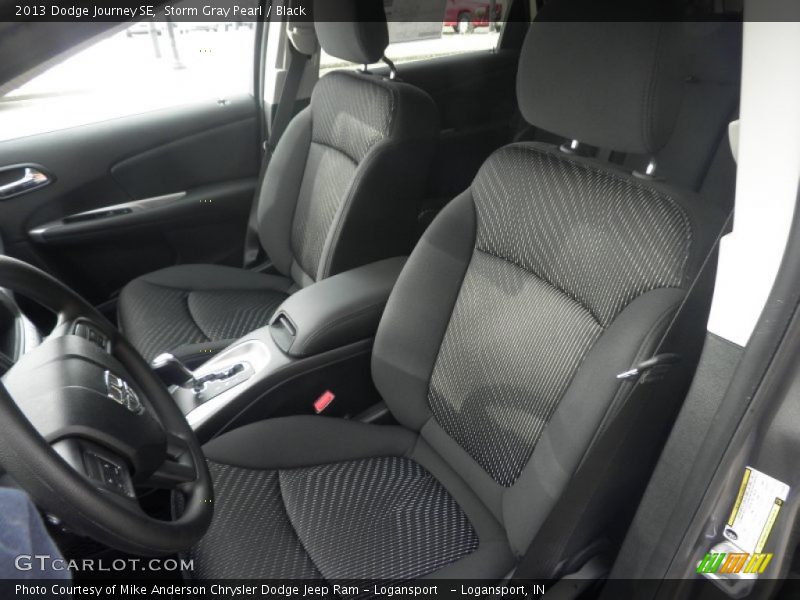 Storm Gray Pearl / Black 2013 Dodge Journey SE