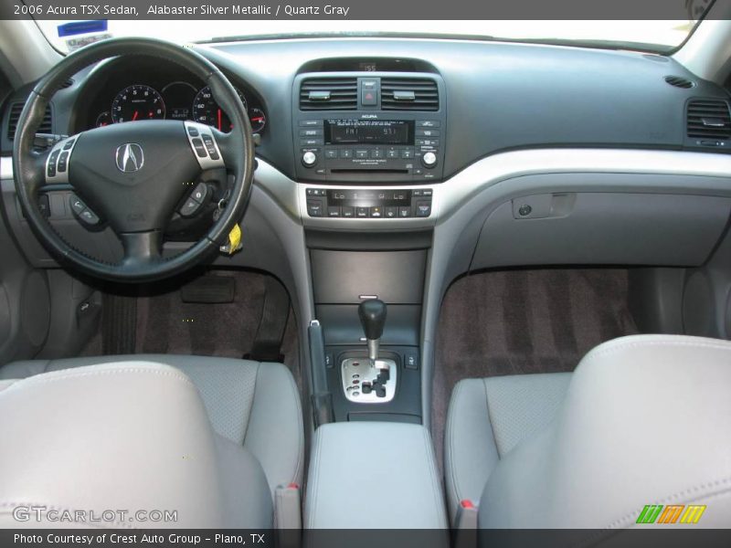 Alabaster Silver Metallic / Quartz Gray 2006 Acura TSX Sedan