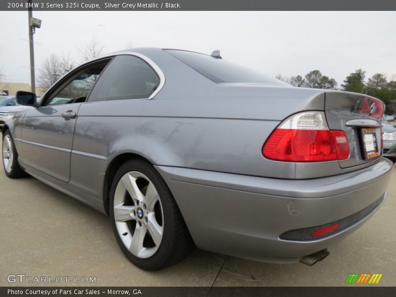 Silver Grey Metallic / Black 2004 BMW 3 Series 325i Coupe