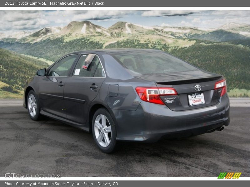 Magnetic Gray Metallic / Black 2012 Toyota Camry SE