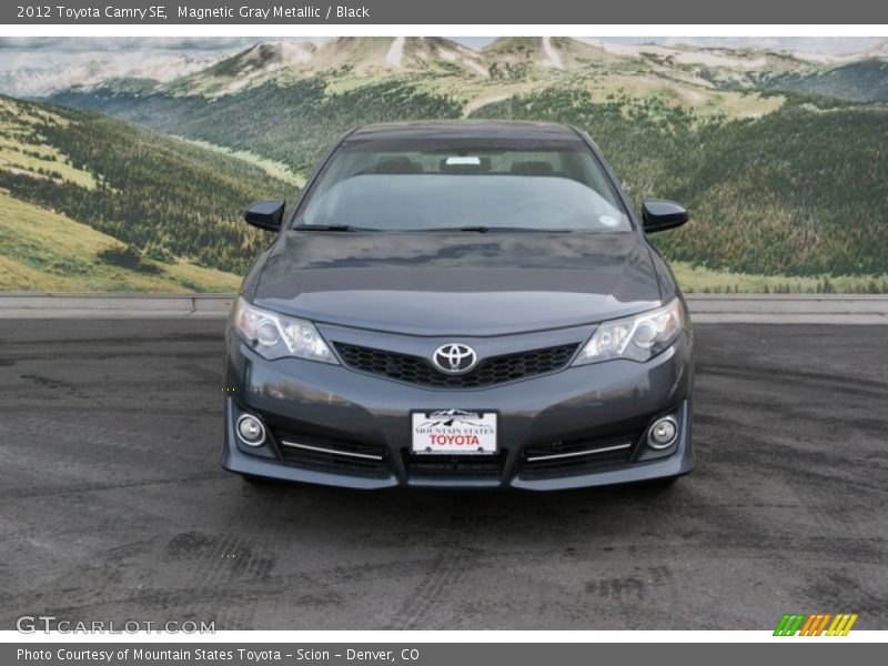 Magnetic Gray Metallic / Black 2012 Toyota Camry SE