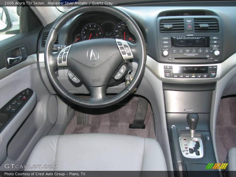 Alabaster Silver Metallic / Quartz Gray 2006 Acura TSX Sedan
