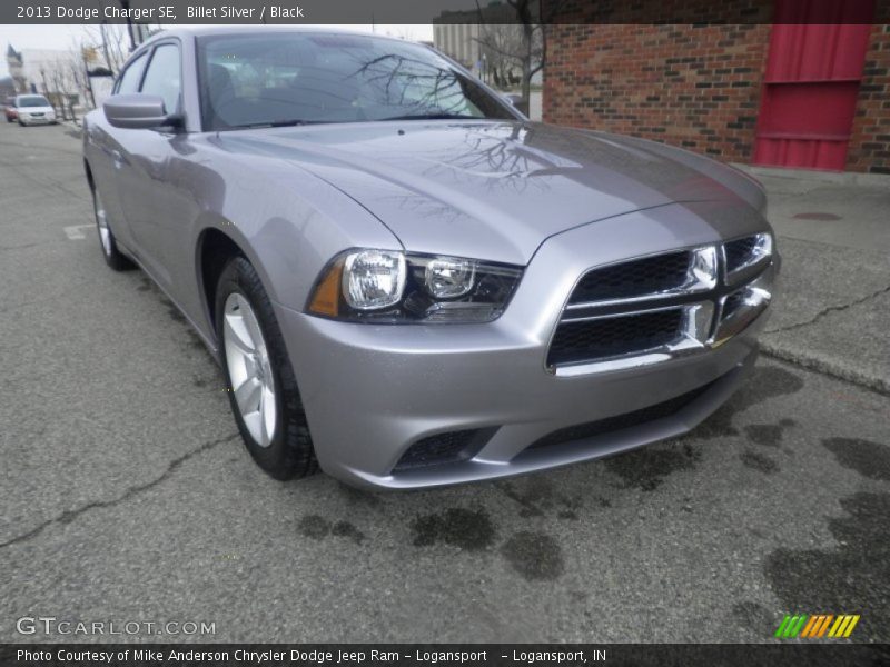 Billet Silver / Black 2013 Dodge Charger SE