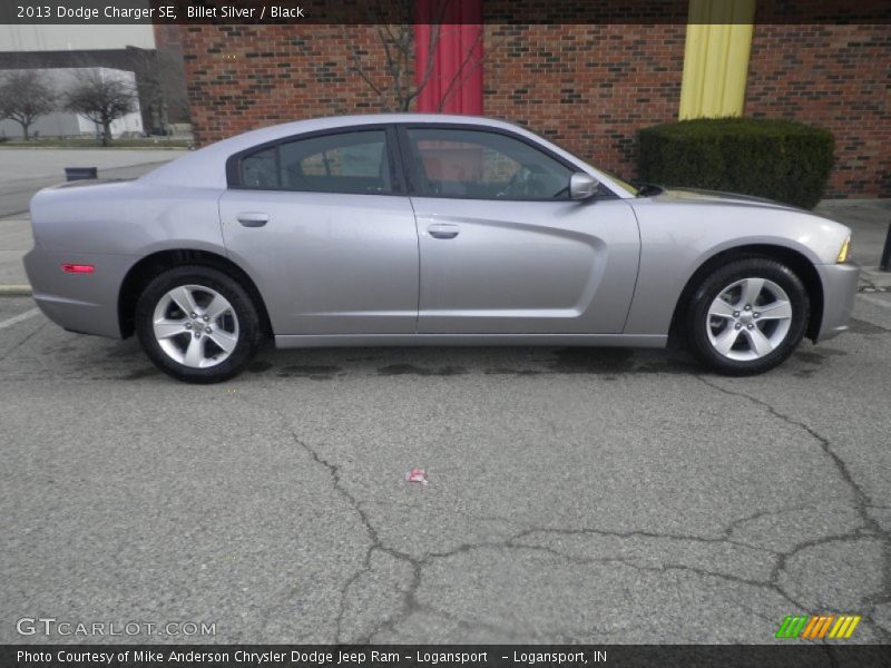 Billet Silver / Black 2013 Dodge Charger SE