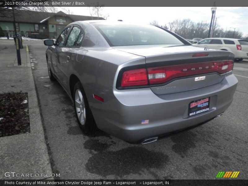 Billet Silver / Black 2013 Dodge Charger SE