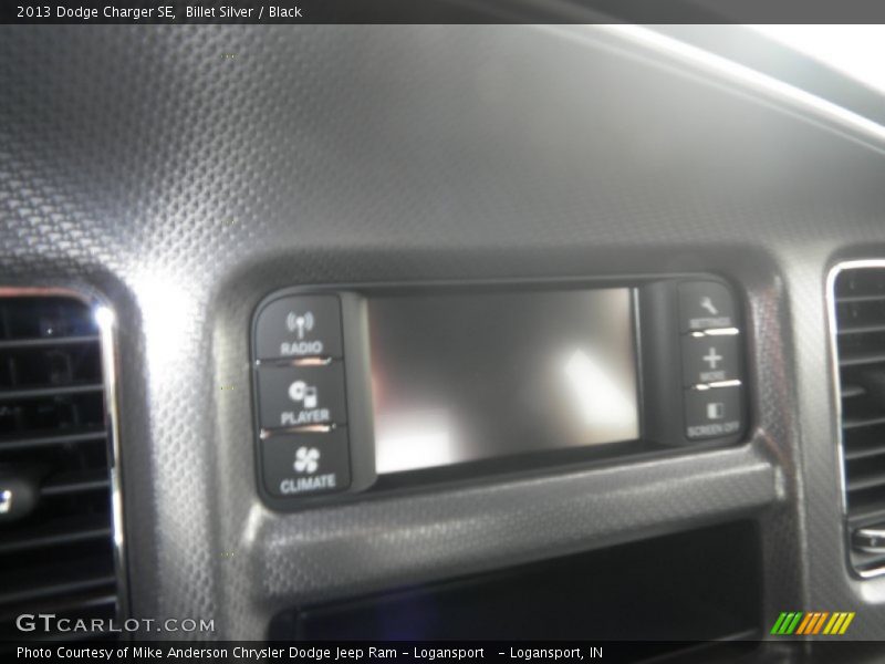 Billet Silver / Black 2013 Dodge Charger SE