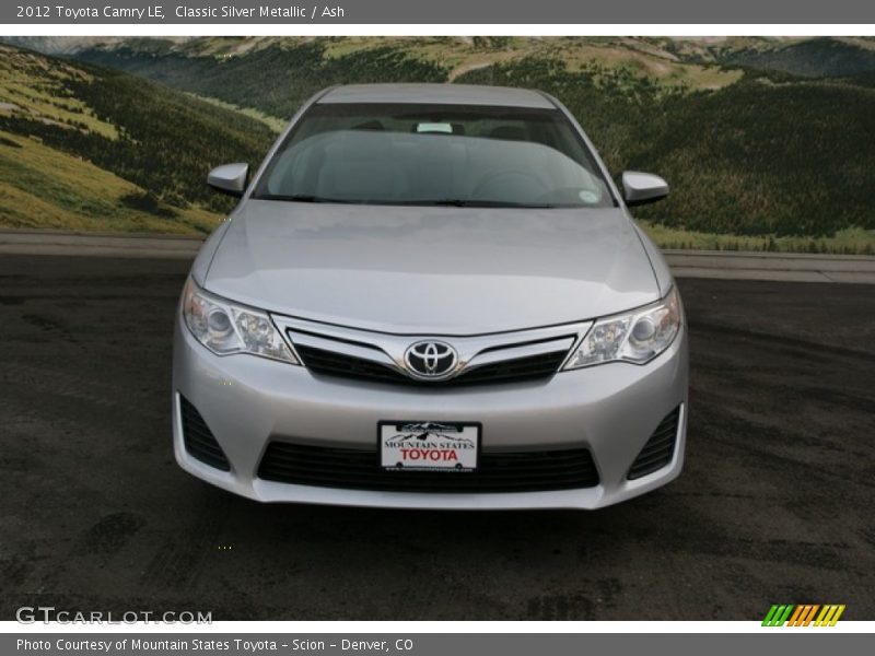 Classic Silver Metallic / Ash 2012 Toyota Camry LE