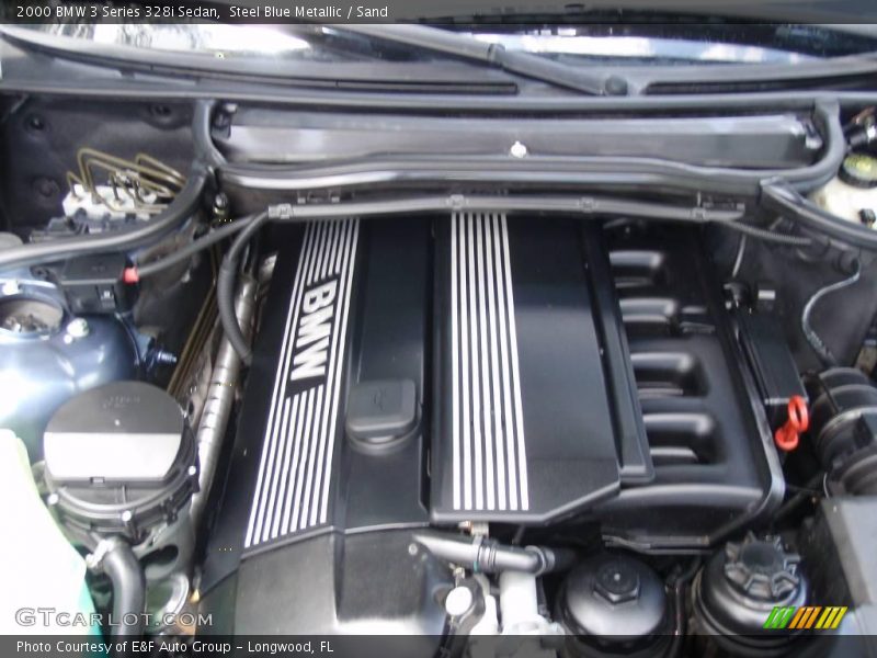 Steel Blue Metallic / Sand 2000 BMW 3 Series 328i Sedan