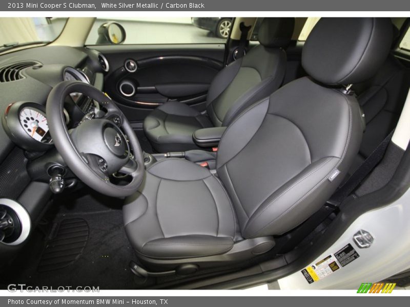  2013 Cooper S Clubman Carbon Black Interior