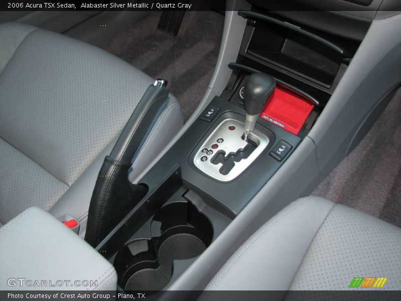 Alabaster Silver Metallic / Quartz Gray 2006 Acura TSX Sedan