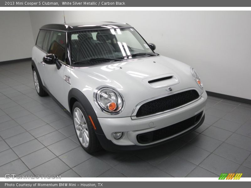 White Silver Metallic / Carbon Black 2013 Mini Cooper S Clubman