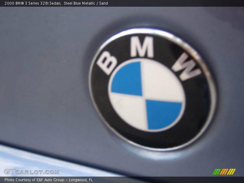 Steel Blue Metallic / Sand 2000 BMW 3 Series 328i Sedan