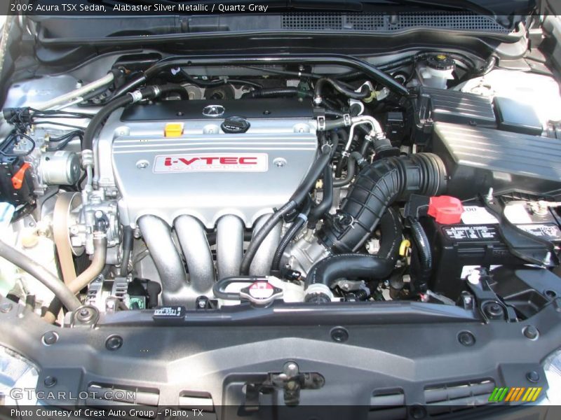 Alabaster Silver Metallic / Quartz Gray 2006 Acura TSX Sedan