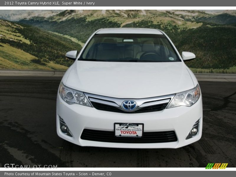 Super White / Ivory 2012 Toyota Camry Hybrid XLE