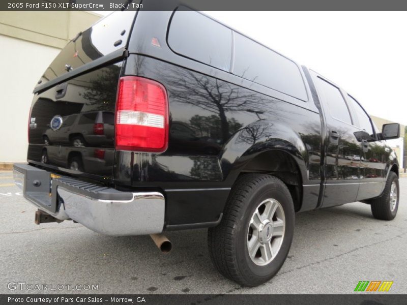 Black / Tan 2005 Ford F150 XLT SuperCrew