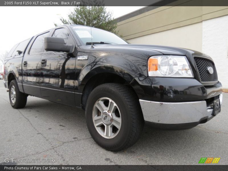 Black / Tan 2005 Ford F150 XLT SuperCrew