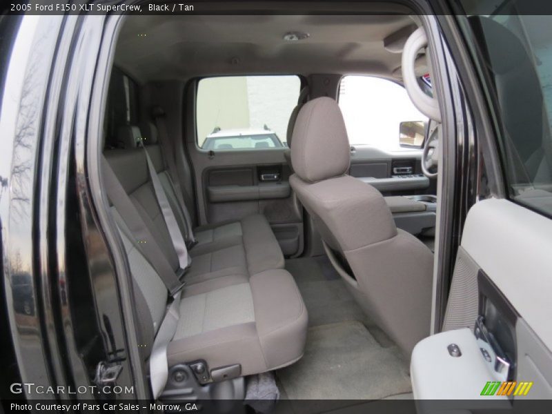 Black / Tan 2005 Ford F150 XLT SuperCrew