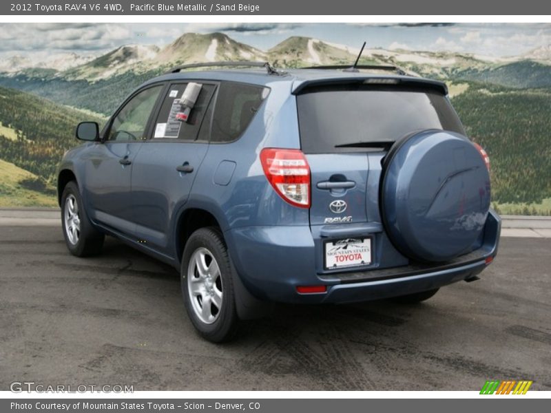 Pacific Blue Metallic / Sand Beige 2012 Toyota RAV4 V6 4WD