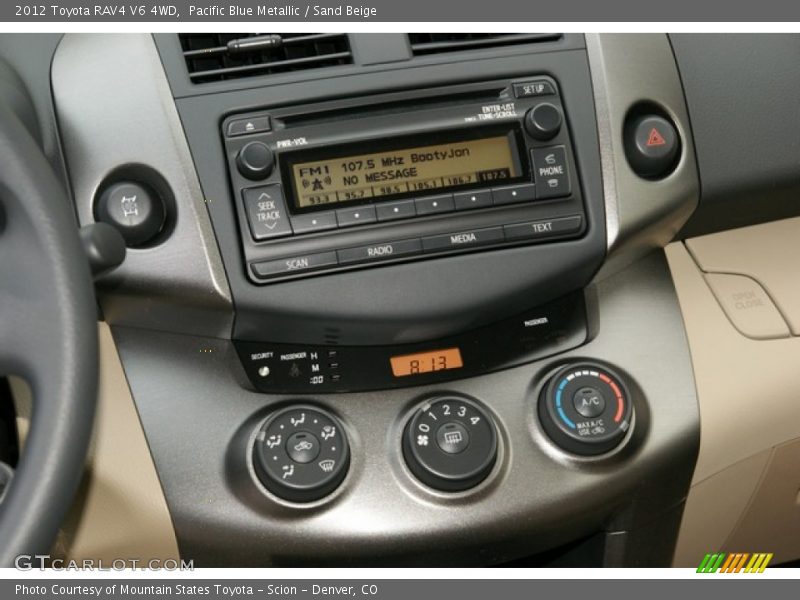 Pacific Blue Metallic / Sand Beige 2012 Toyota RAV4 V6 4WD