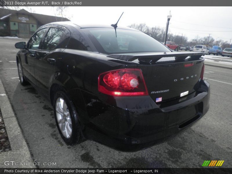 Black / Black/Red 2013 Dodge Avenger R/T