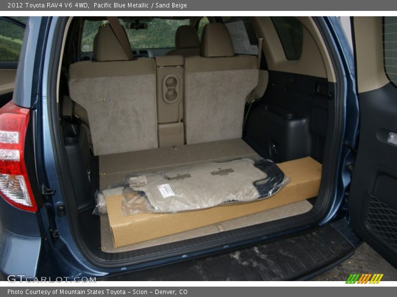 Pacific Blue Metallic / Sand Beige 2012 Toyota RAV4 V6 4WD