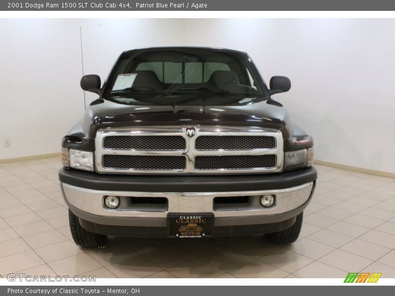 Patriot Blue Pearl / Agate 2001 Dodge Ram 1500 SLT Club Cab 4x4