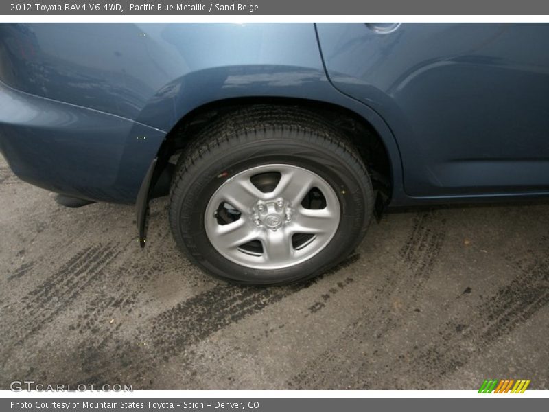 Pacific Blue Metallic / Sand Beige 2012 Toyota RAV4 V6 4WD
