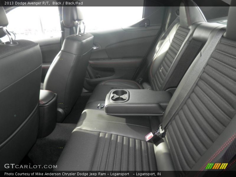 Black / Black/Red 2013 Dodge Avenger R/T