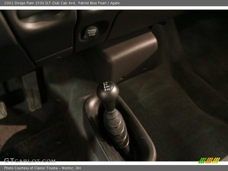Patriot Blue Pearl / Agate 2001 Dodge Ram 1500 SLT Club Cab 4x4