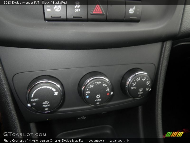 Black / Black/Red 2013 Dodge Avenger R/T