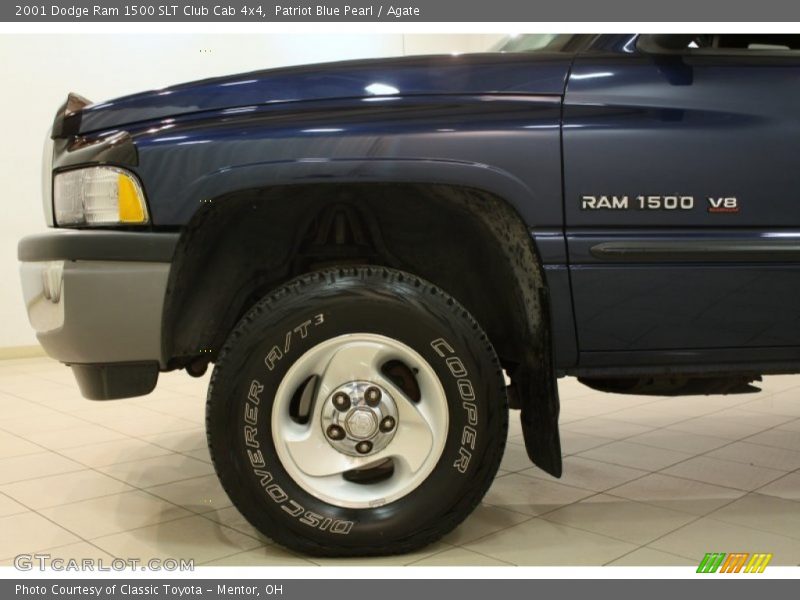 Patriot Blue Pearl / Agate 2001 Dodge Ram 1500 SLT Club Cab 4x4