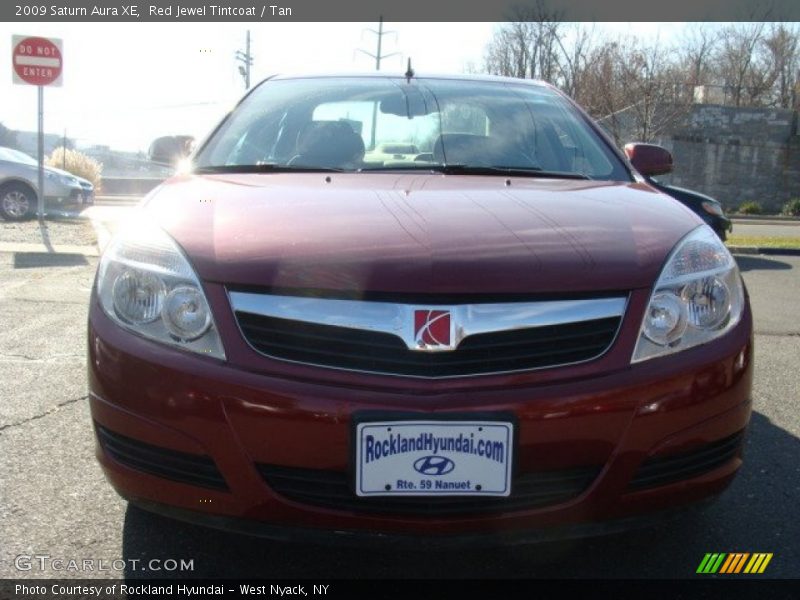 Red Jewel Tintcoat / Tan 2009 Saturn Aura XE