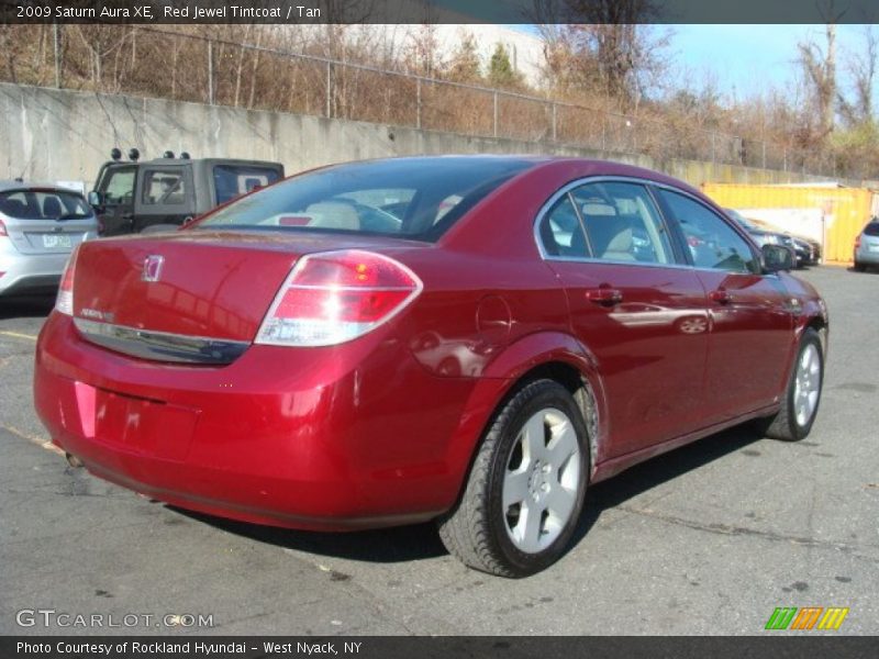 Red Jewel Tintcoat / Tan 2009 Saturn Aura XE