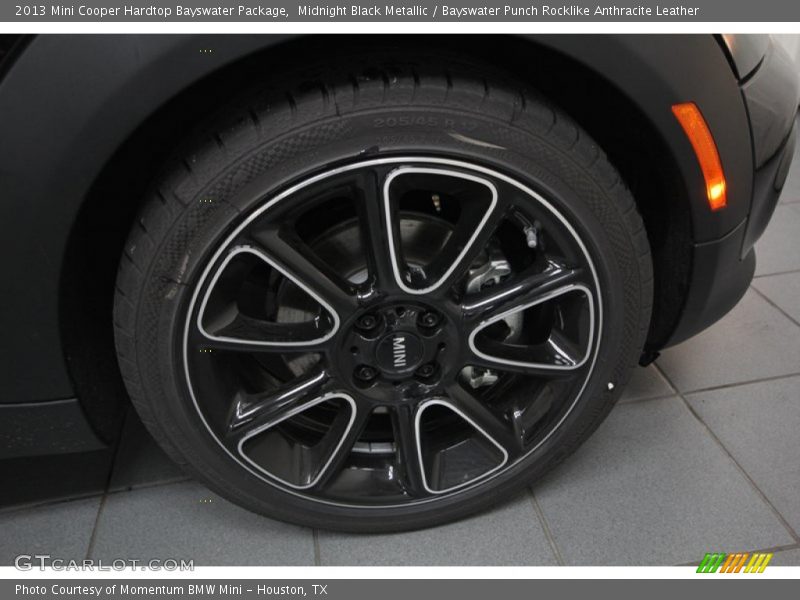 Midnight Black Metallic / Bayswater Punch Rocklike Anthracite Leather 2013 Mini Cooper Hardtop Bayswater Package