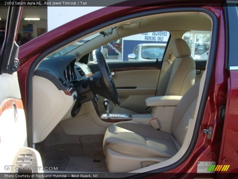 Red Jewel Tintcoat / Tan 2009 Saturn Aura XE