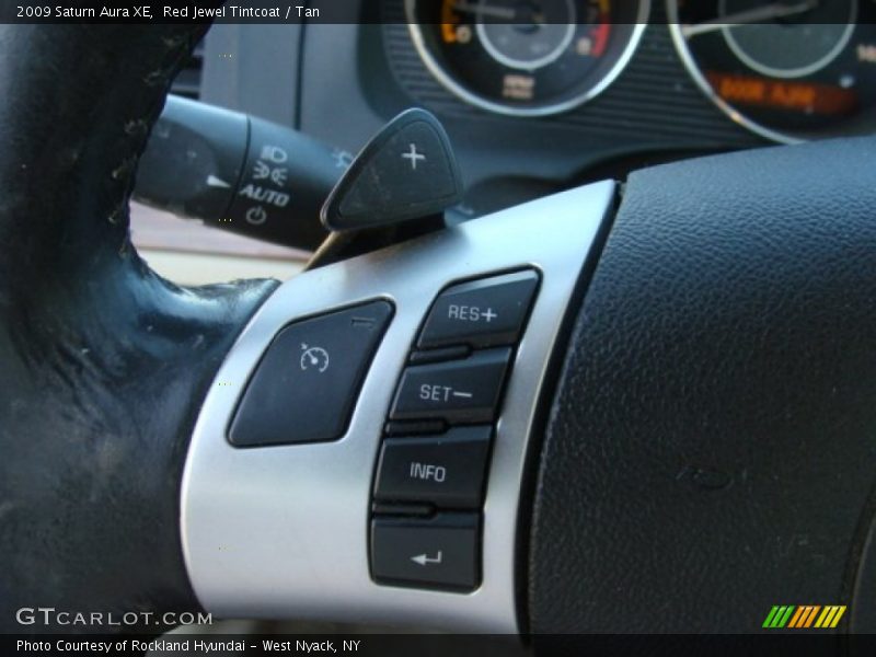 Red Jewel Tintcoat / Tan 2009 Saturn Aura XE