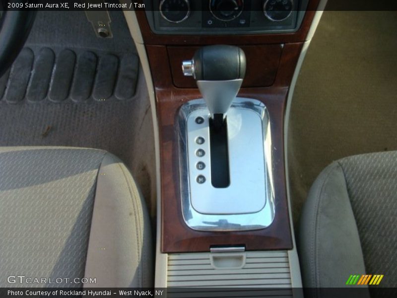 Red Jewel Tintcoat / Tan 2009 Saturn Aura XE