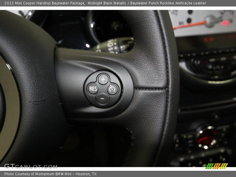 Midnight Black Metallic / Bayswater Punch Rocklike Anthracite Leather 2013 Mini Cooper Hardtop Bayswater Package