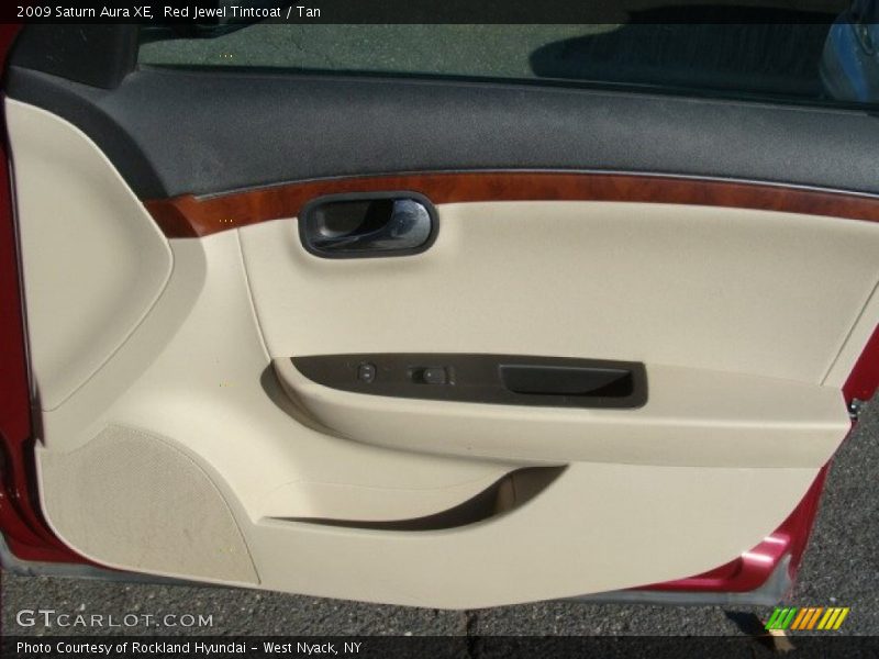 Red Jewel Tintcoat / Tan 2009 Saturn Aura XE