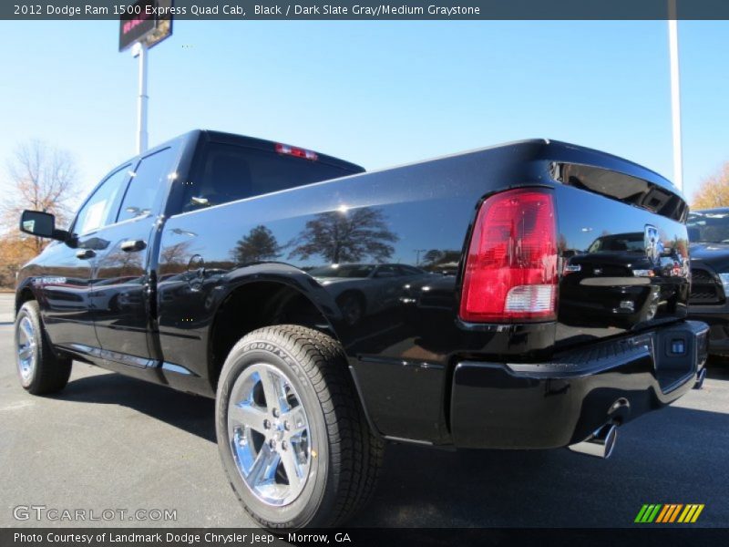 Black / Dark Slate Gray/Medium Graystone 2012 Dodge Ram 1500 Express Quad Cab
