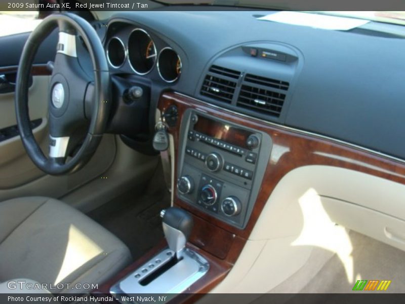 Red Jewel Tintcoat / Tan 2009 Saturn Aura XE