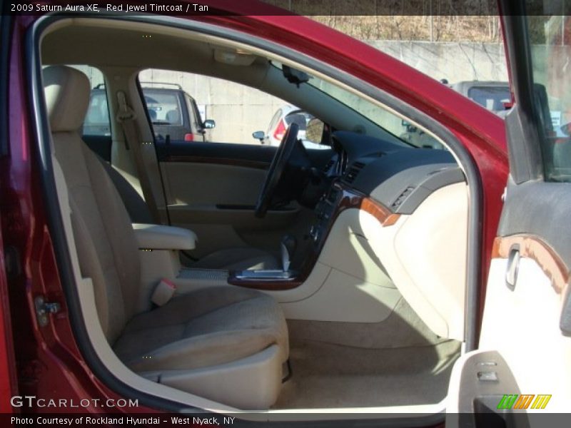 Red Jewel Tintcoat / Tan 2009 Saturn Aura XE
