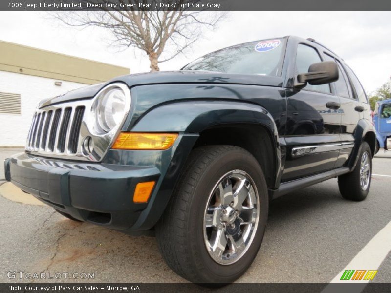 Deep Beryl Green Pearl / Dark/Light Slate Gray 2006 Jeep Liberty Limited